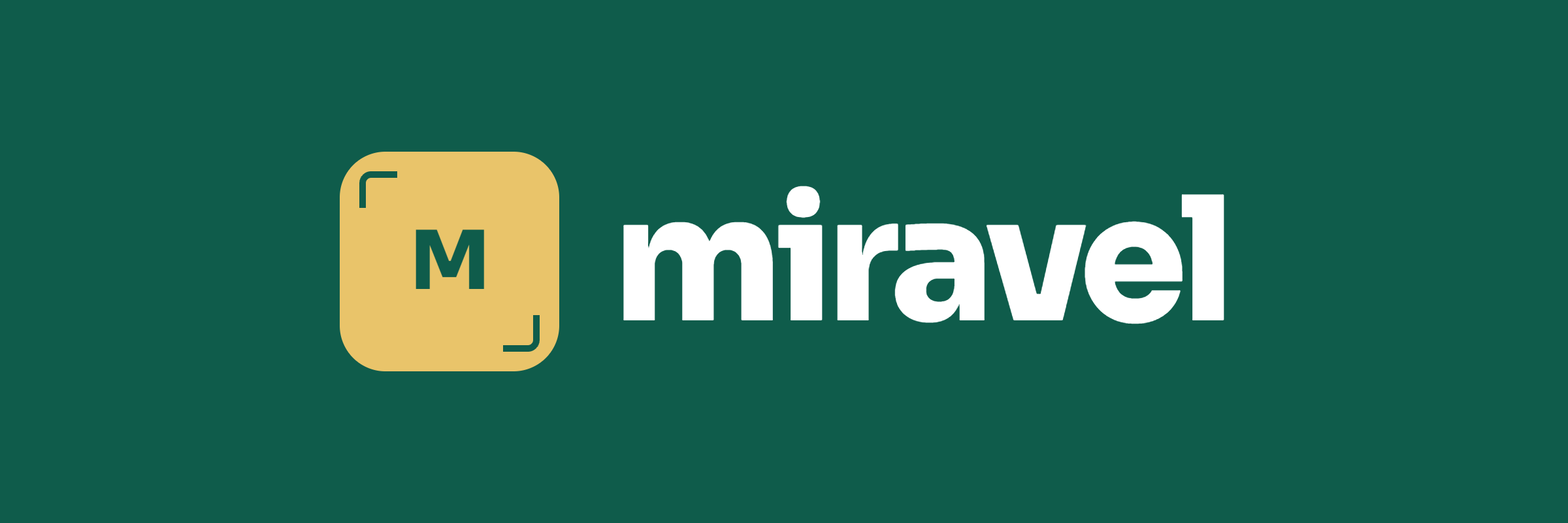 Miravel logo negativo